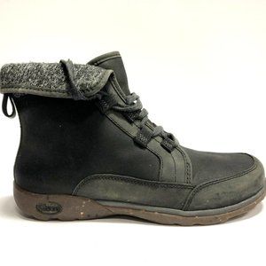 Chaco Barbary Womens Waterproof Boots Black/Gray Size 8 M